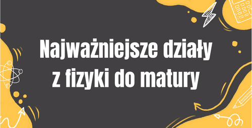 działy z fizyki do matury